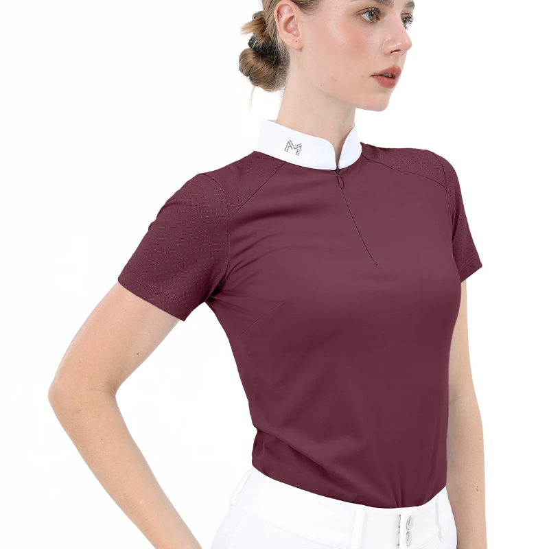 Polo Shirt Equestrian - Female Professional Short Sleeved Equestrian T-shirt
