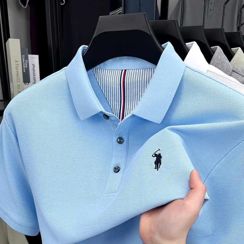 Polo Shirt Equestrian - Men's 100% Cotton Short Sleeve Polo