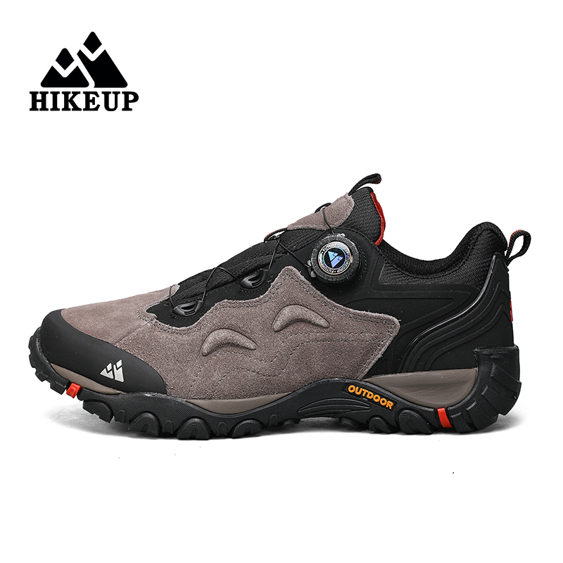 Climbing Shoe Beginner - HIKEUP-Leather Shoes for Men, Outdoor Hiking