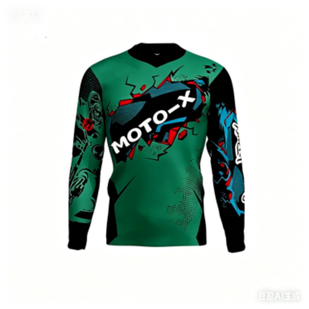 MOTO-X Themed Long-Sleeve Spor - Outdoor Sportswear 评论和价格
