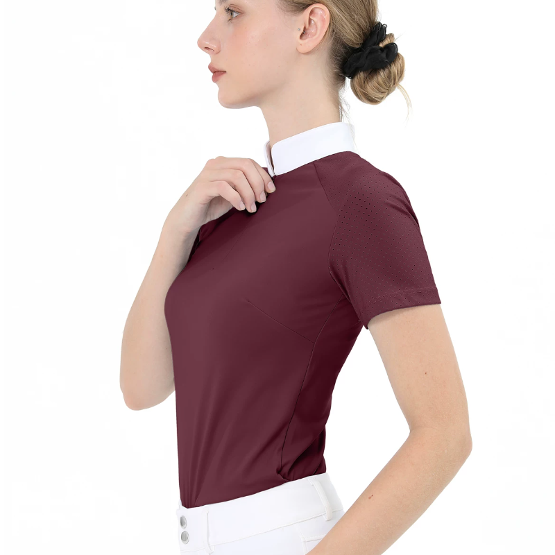 Female Professional Short Slee - Polo Shirt Equestrian 评论和价格
