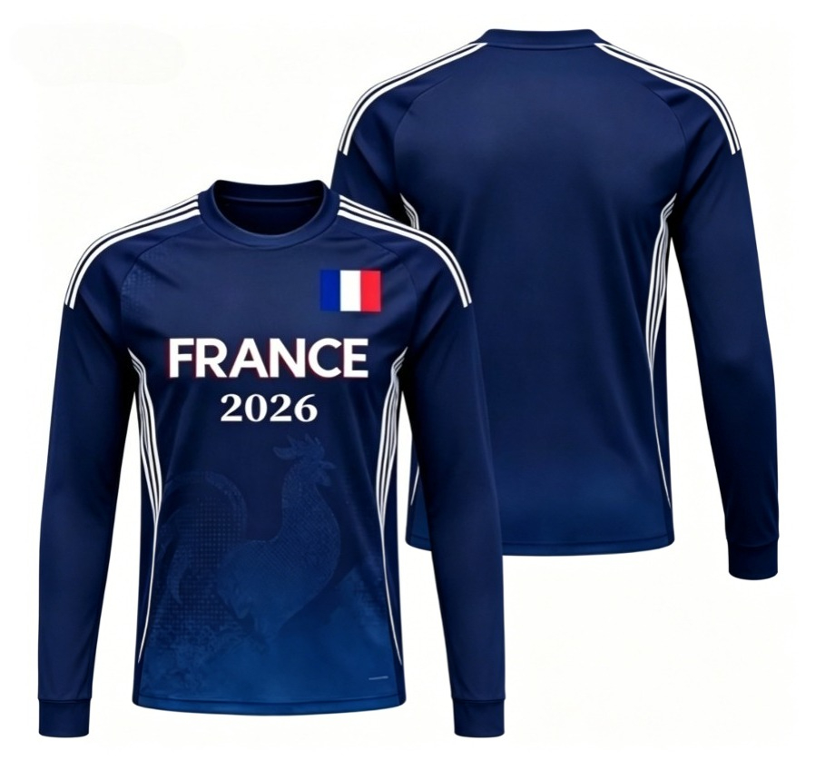 New French round neck long sle - Outdoor Sportswear 评论和价格