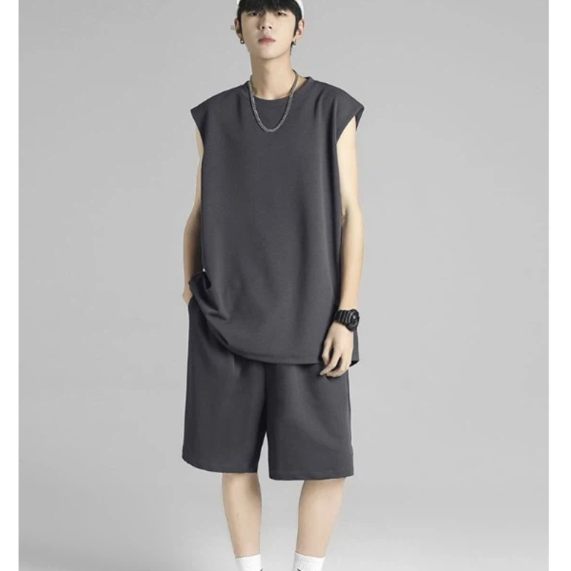 Street Hip Hop Men Ice Silk Qu - Outdoor Sportswear 评论和价格