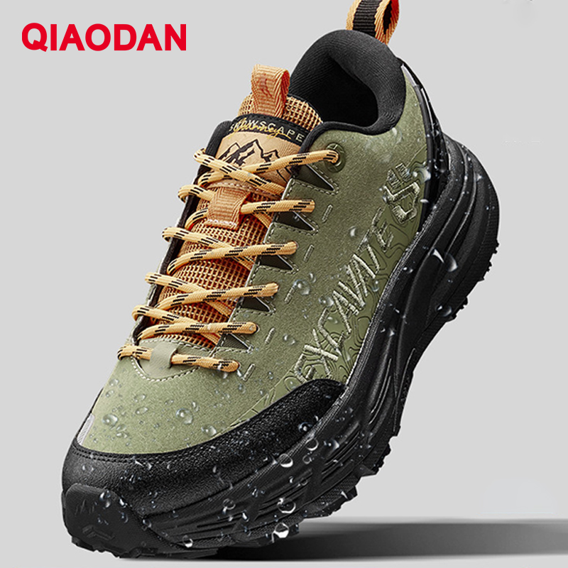 QIAODAN Hiking Shoes Men Leath - Climbing Shoe Beginner 评论和价格