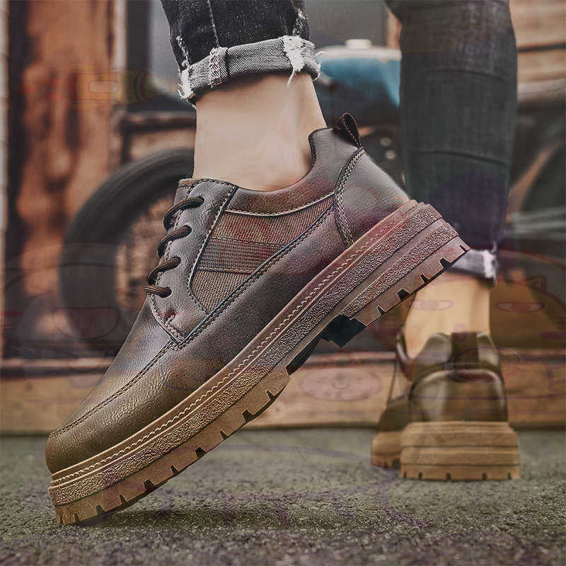Dark Natural Leather Fashion T - Outdoor Sport Use Class 评论和价格