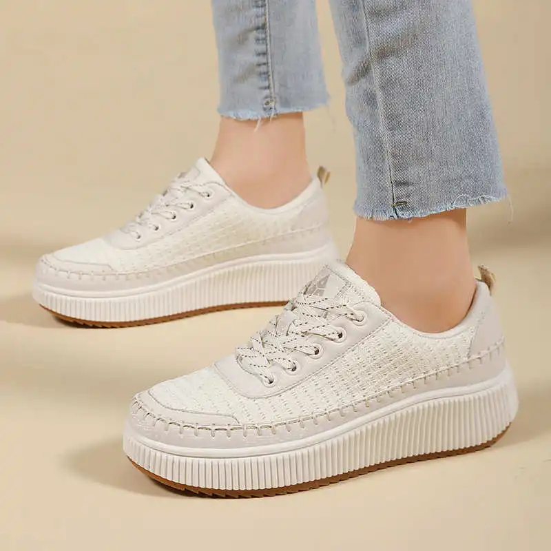Brown Shoes Woman Flats Autumn - Outdoor Sport Use Class 评论和价格