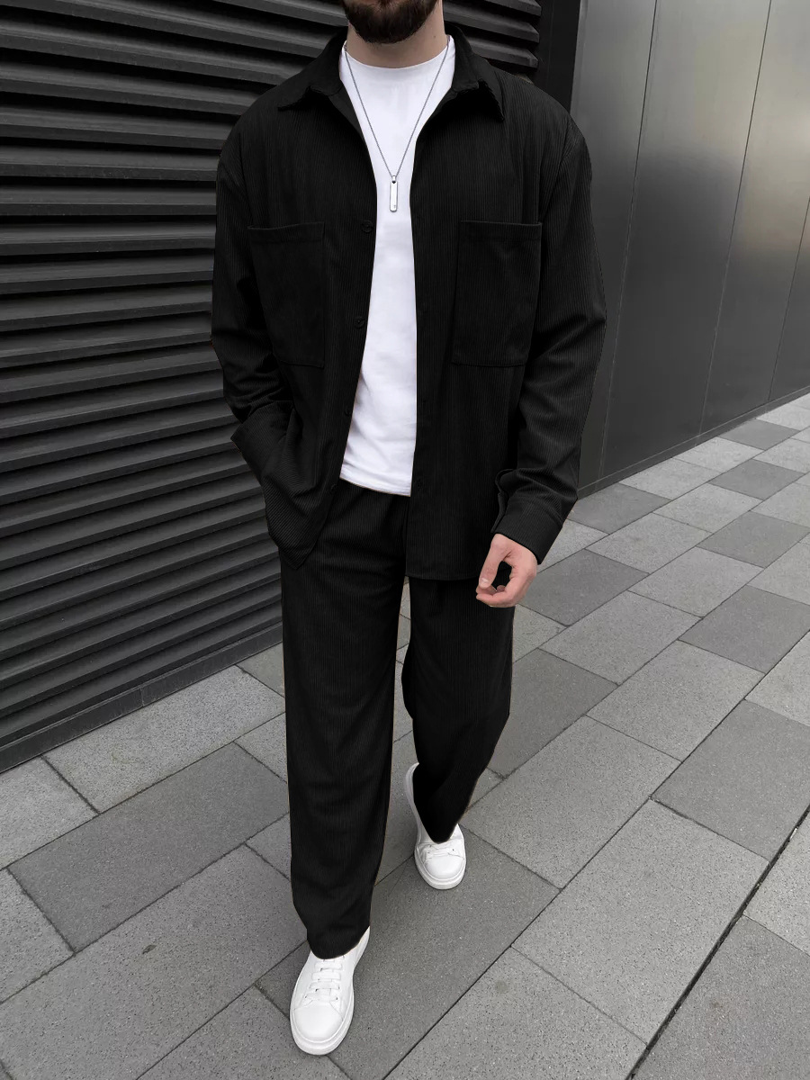 Men's corduroy two-piece outfi - Outdoor Sportswear 评论和价格