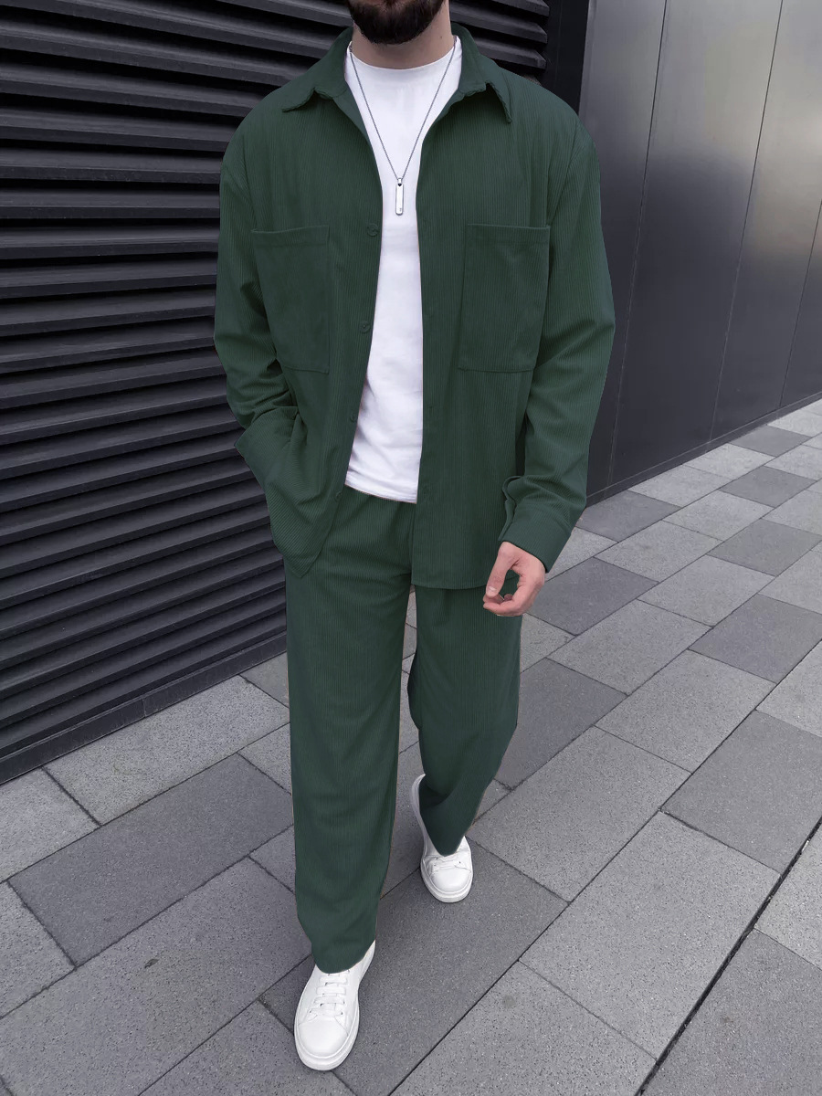 Men's corduroy two-piece outfi - Outdoor Sportswear 评论和价格