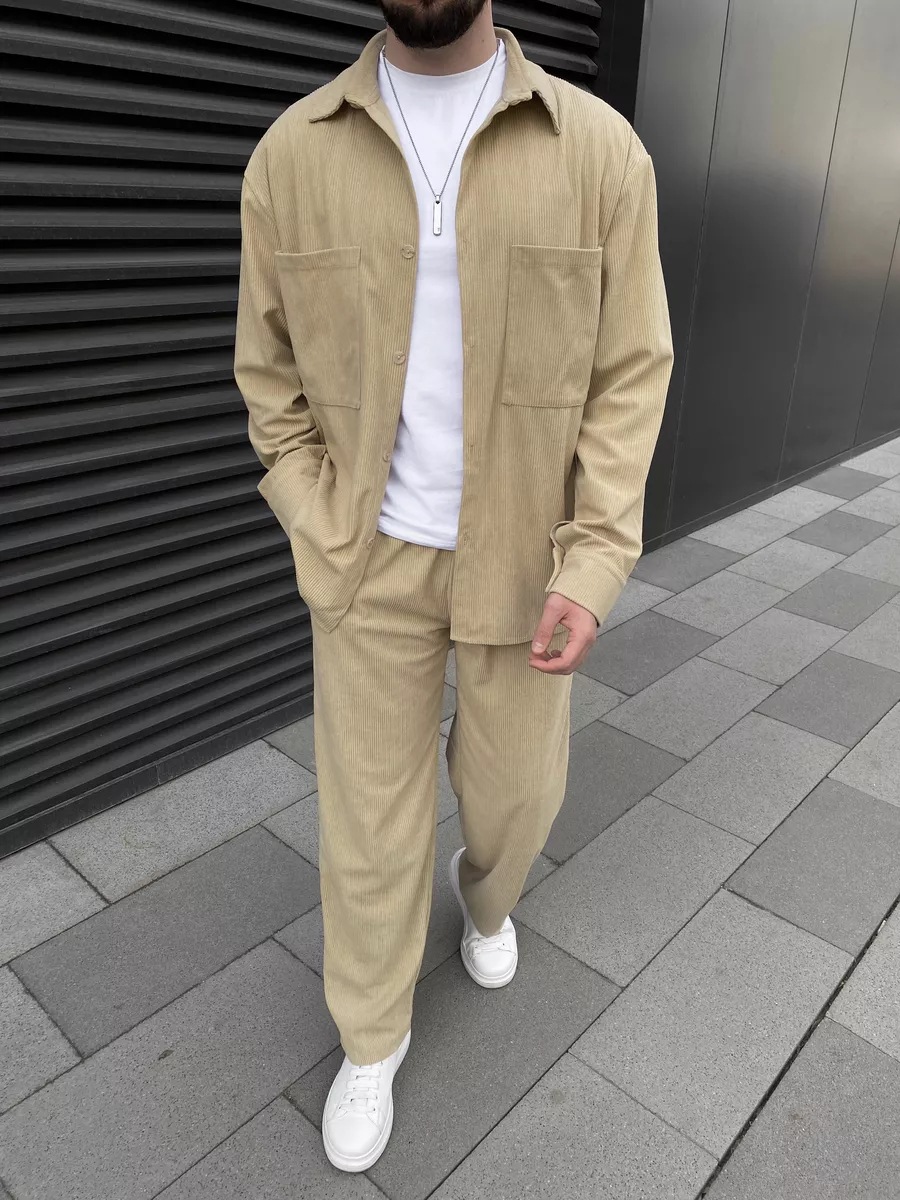 Men's corduroy two-piece outfi - Outdoor Sportswear 评论和价格
